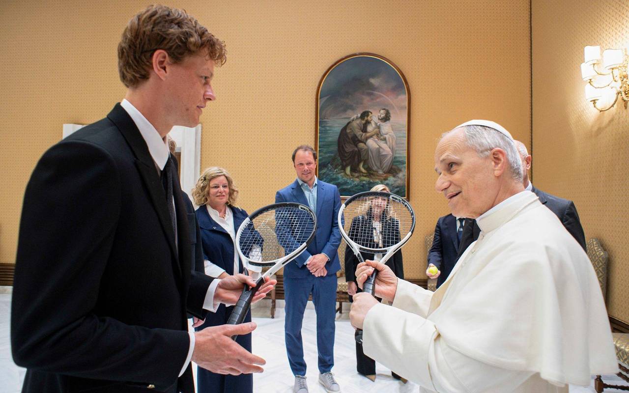 Papst Leo XIV. trifft Jannik Sinner