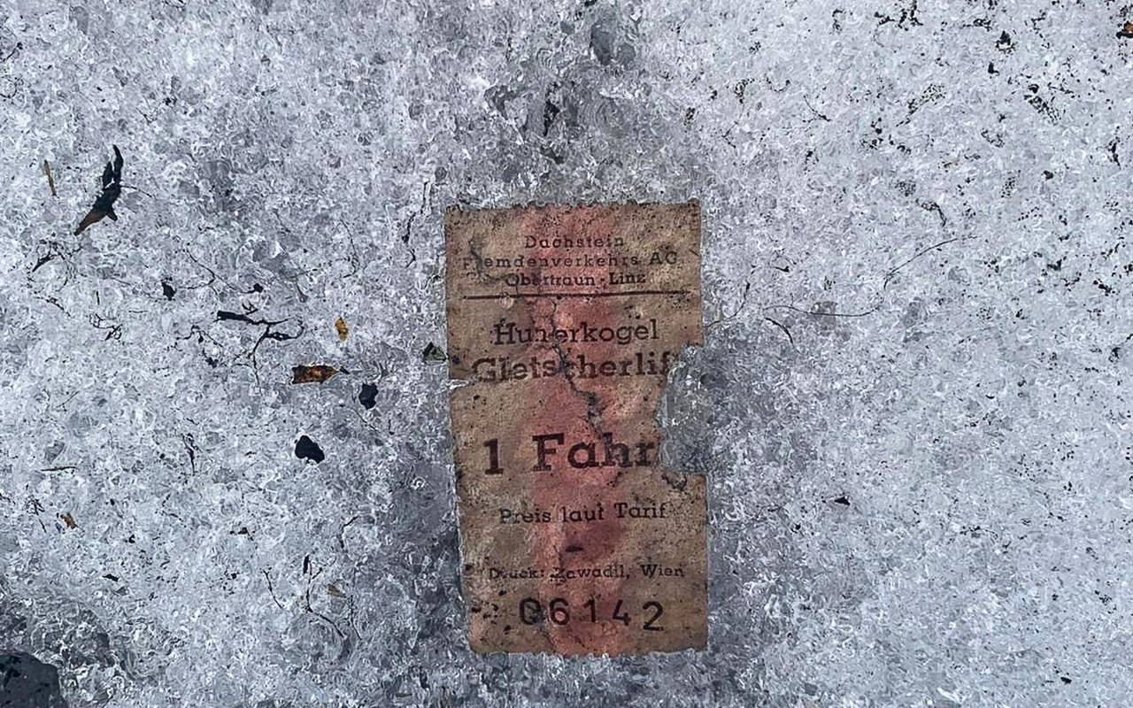 Gletscherschmelze: Alter Skilift taucht nach 50 Jahren auf