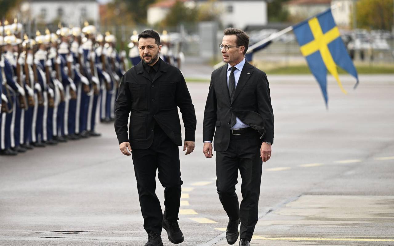 Ukraine-Krieg - Selenskyj in Schweden