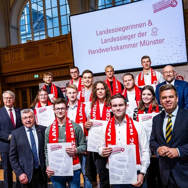 Gewinner der Meisterschaft im Handwerk