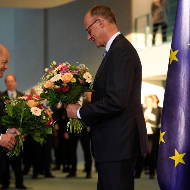 Olaf Scholz und Friedrich Merz
