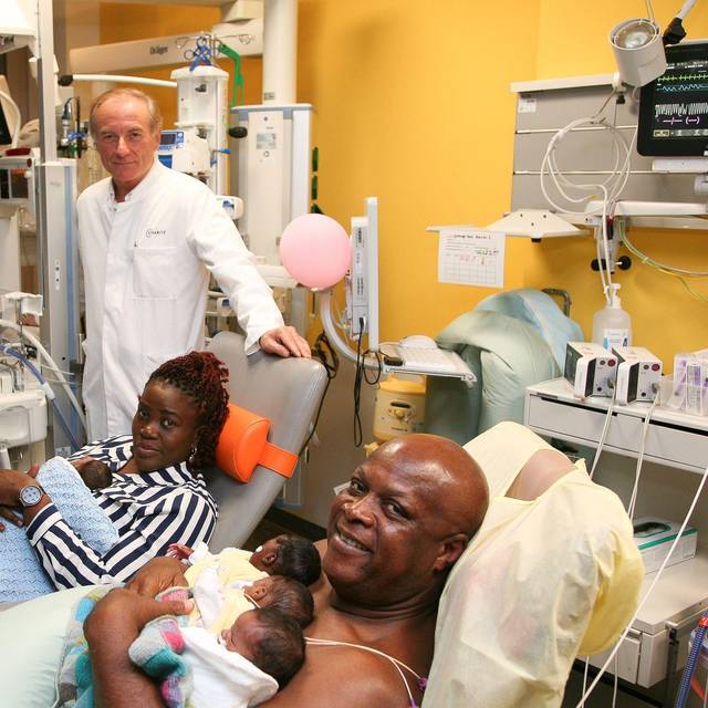 Fünflinge in Berlin geboren