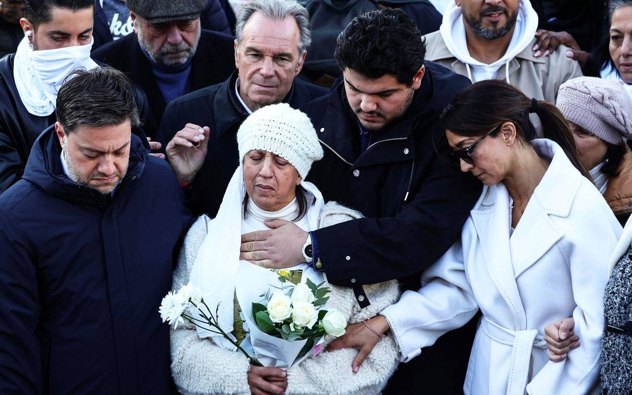Demonstration gegen Drogengewalt in Frankreich