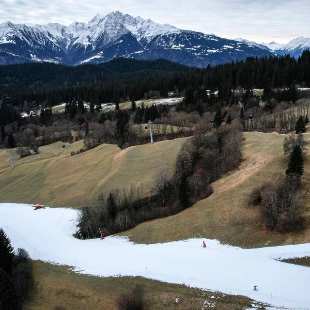 Schneemangel in der Schweiz