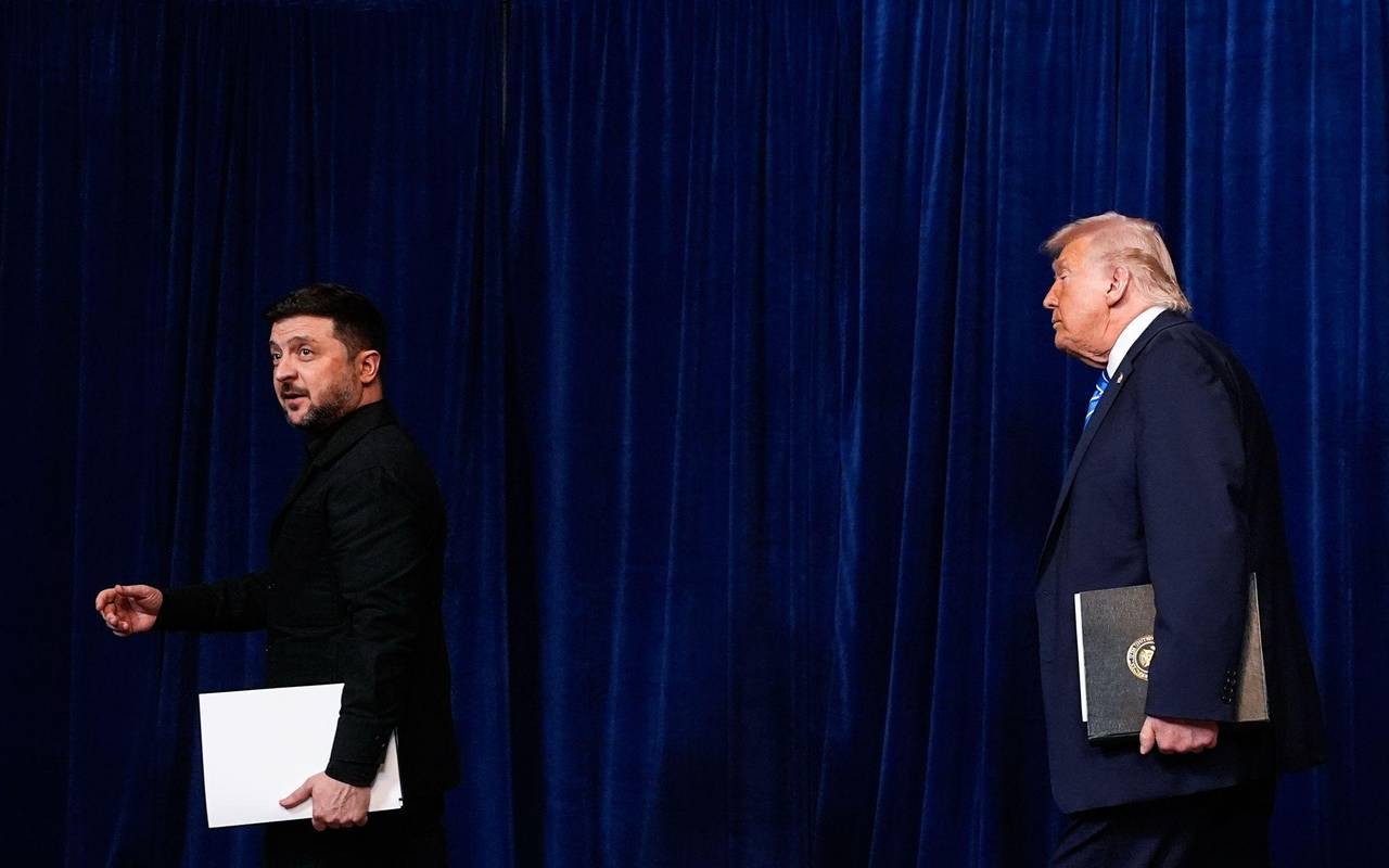 US-Präsident Trump empfängt Präsident Selenskyj in Florida