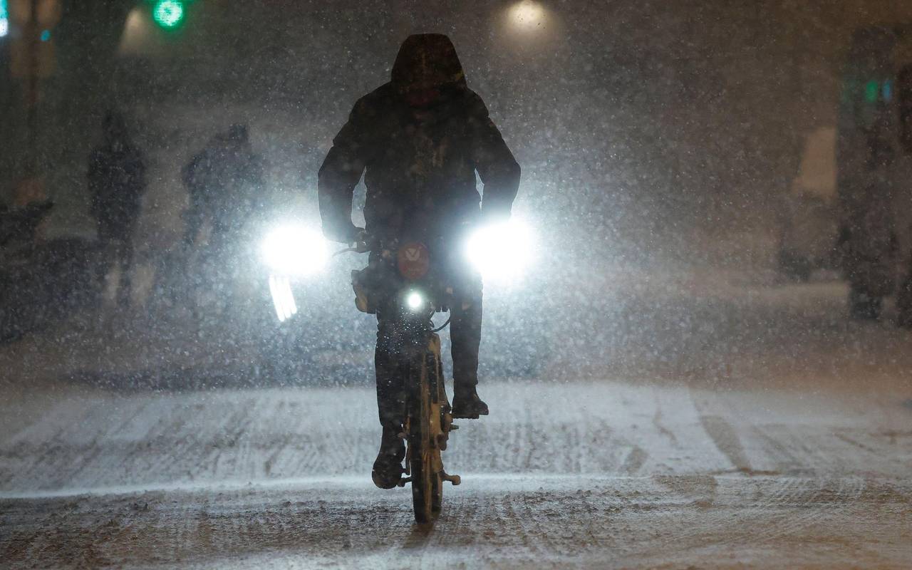 Winterwetter in Frankreich