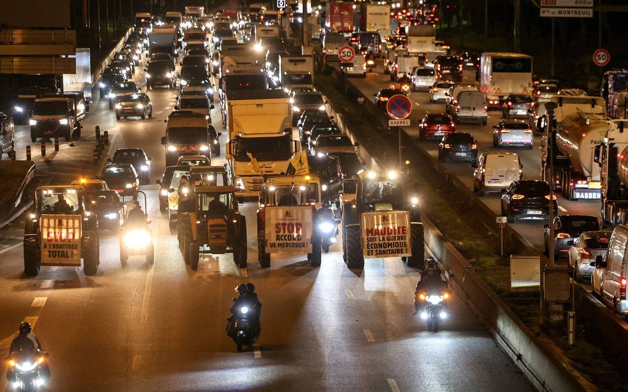 Protest gegen EU-Mercosur-Freihandelsabkommen - Paris