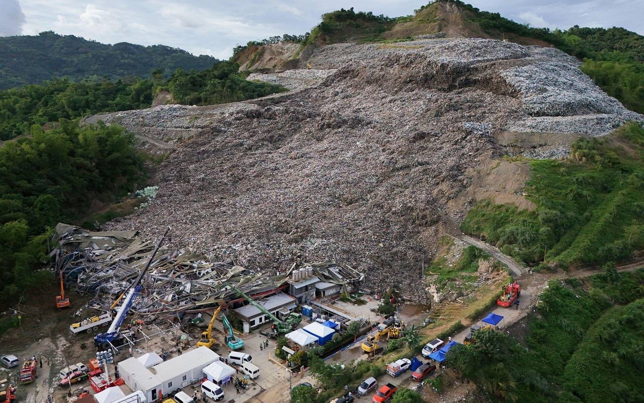 Einsturz einer Mülldeponie auf den Philippinen