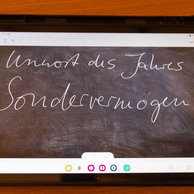 «Sondervermögen» ist «Unwort des Jahres» 2025