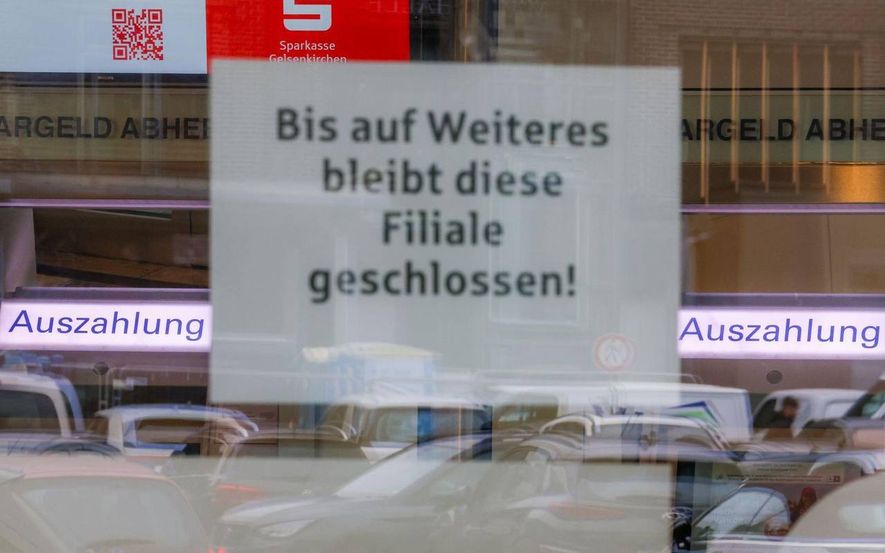 SB-Bereich in Gelsenkirchener Sparkasse weiterhin geschlossen