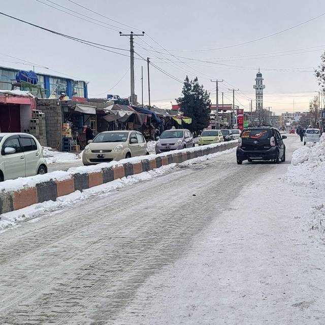 Winterwetter in Afghanistan