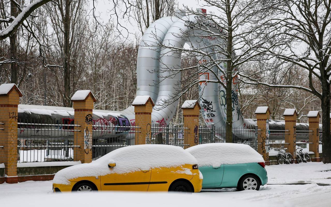 Winter in Leipzig - Fernwärme