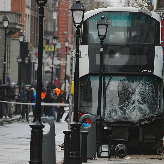 Busunglück in Dublin