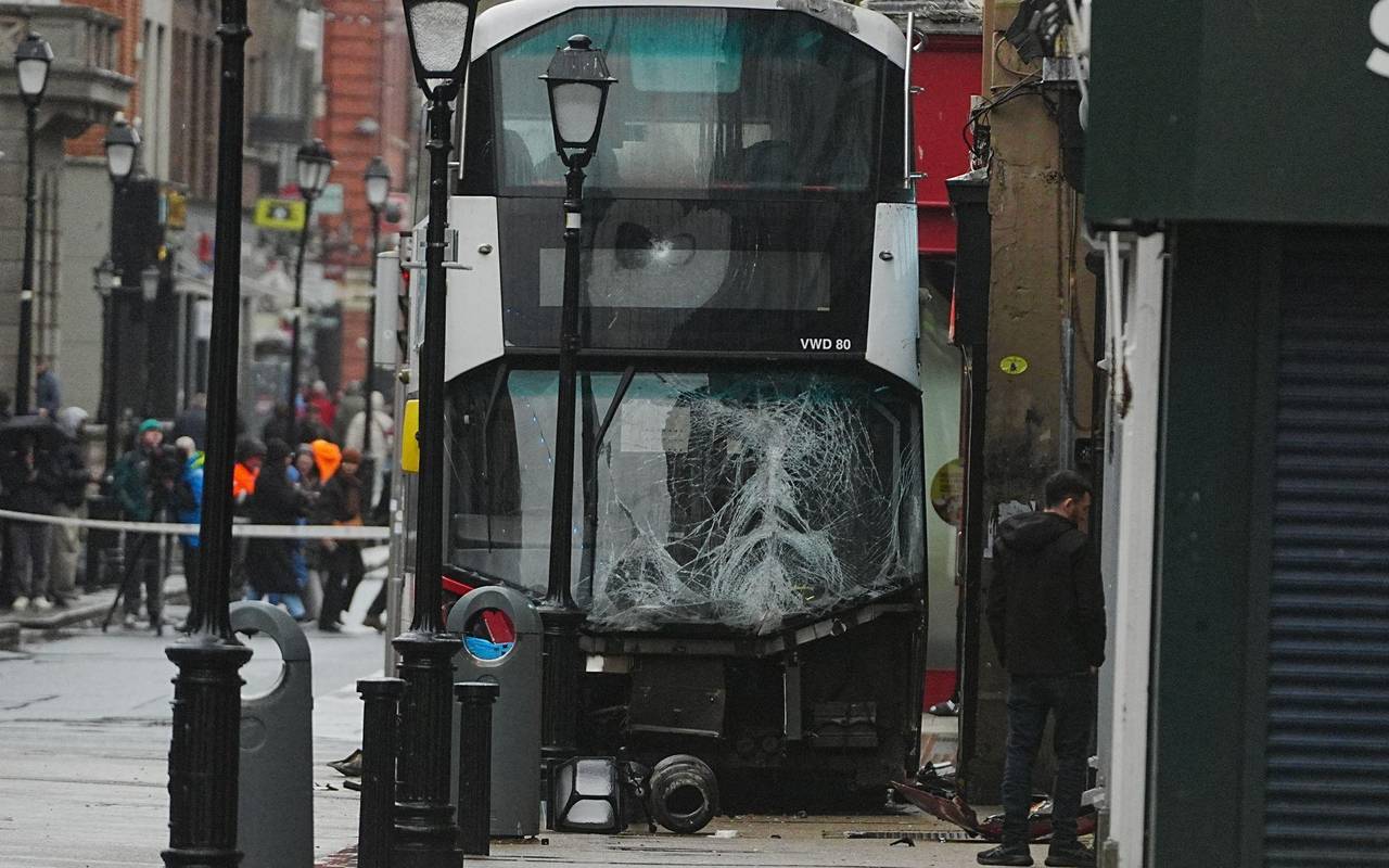 Busunglück in Dublin