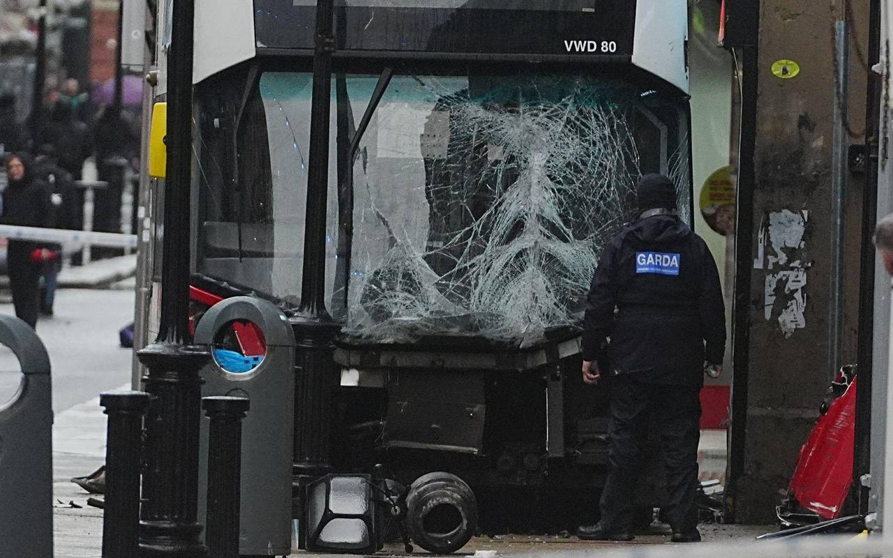 Busunglück in Dublin