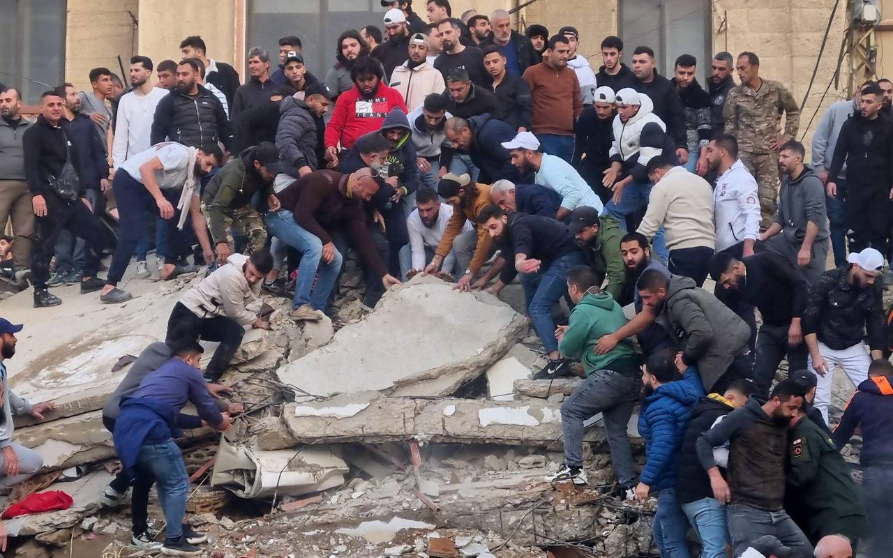 Wohnhaus im Libanon eingestürzt