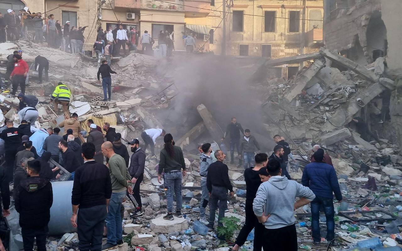 Wohnhaus im Libanon eingestürzt