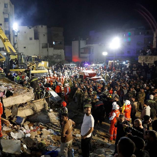 Wohnhaus im Libanon eingestürzt
