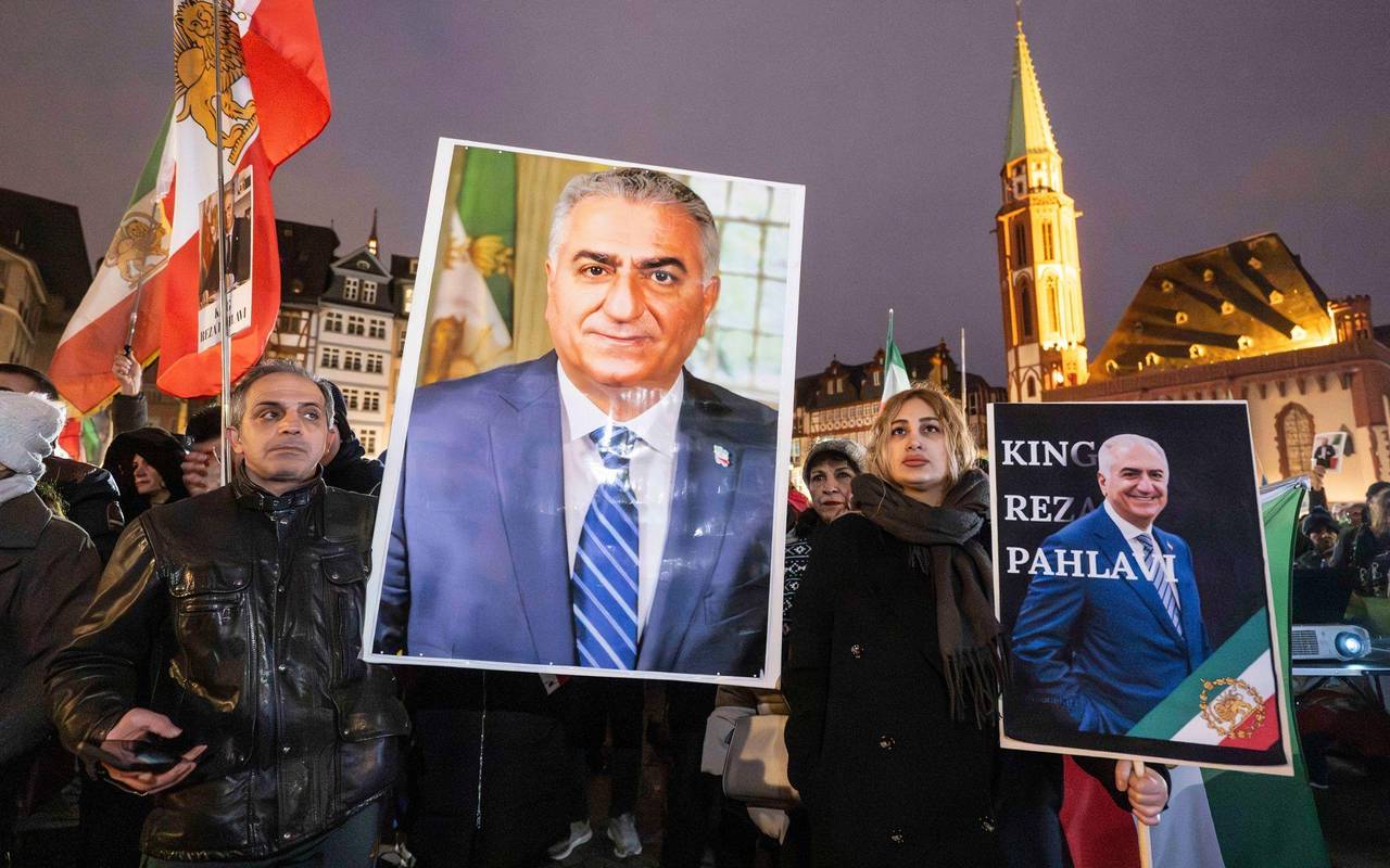 Demonstration gegen das Regime im Iran