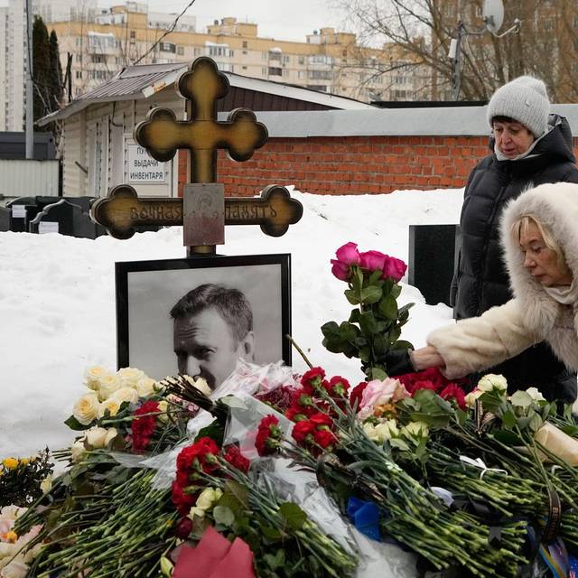 Internationales Gedenken an Nawalny - Moskau