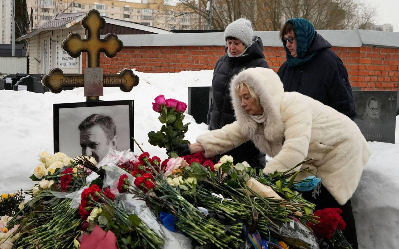 Internationales Gedenken an Nawalny - Moskau