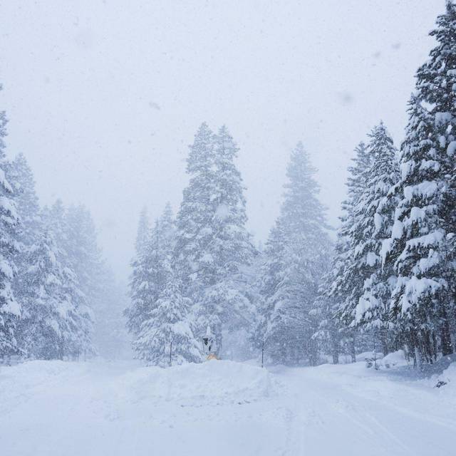 Schnee in Kalifornien