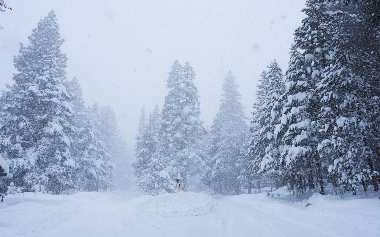 Schnee in Kalifornien