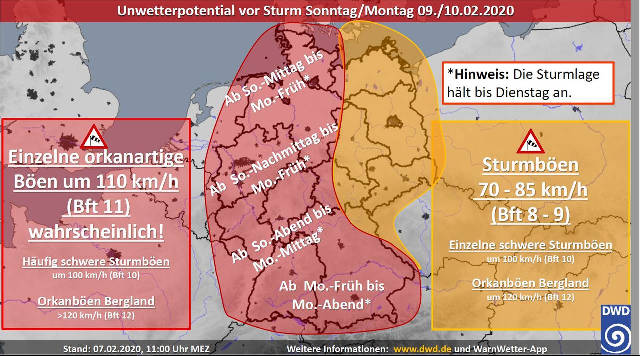 Hier die Sturm-Warnung für euren Ort checken - Radio RST