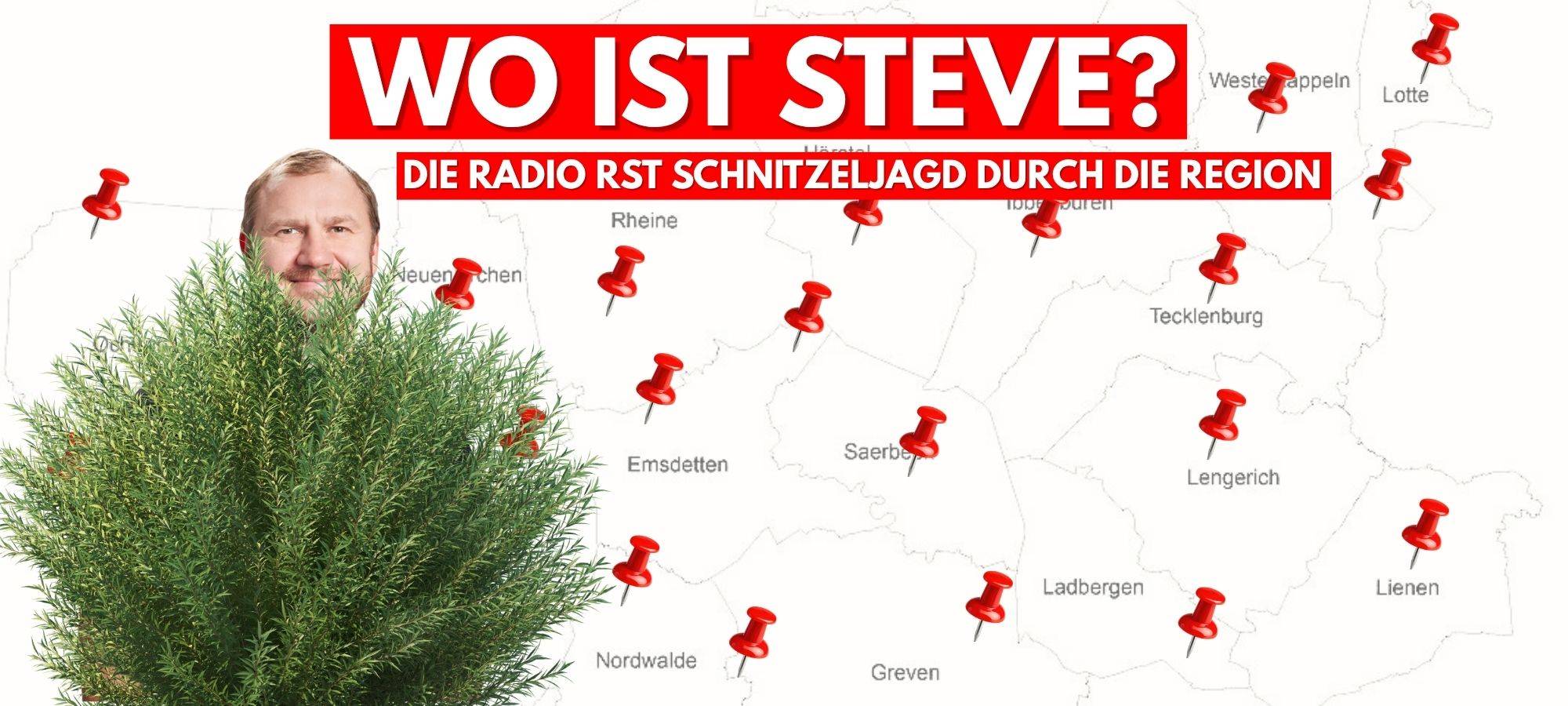 Wo ist Steve? Die RADIO RST-Schnitzeljagd