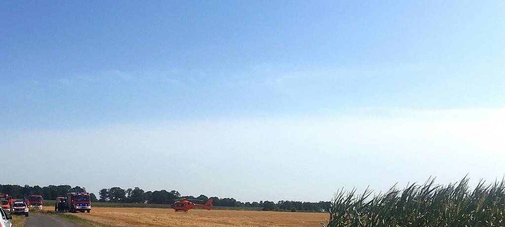 Kleinflugzeug abgestürzt