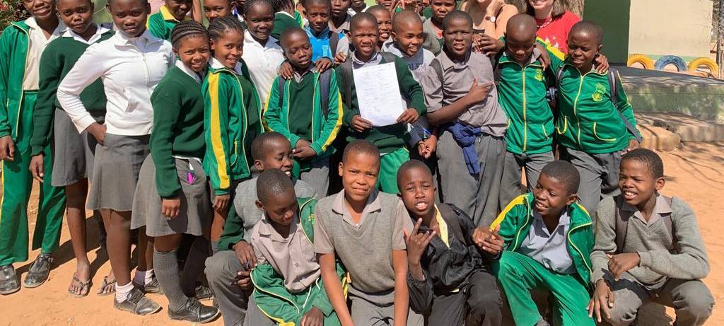 Neun Jugendliche aus Rheine in Namibia