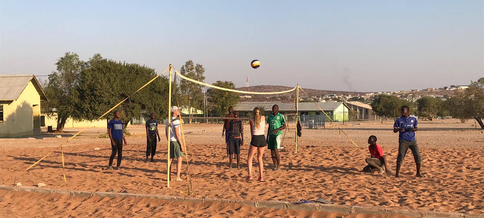 Neun Jugendliche aus Rheine in Namibia
