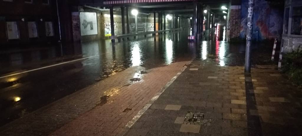 Gewitter sorgt für Polizei- und Feuerwehreinsätze