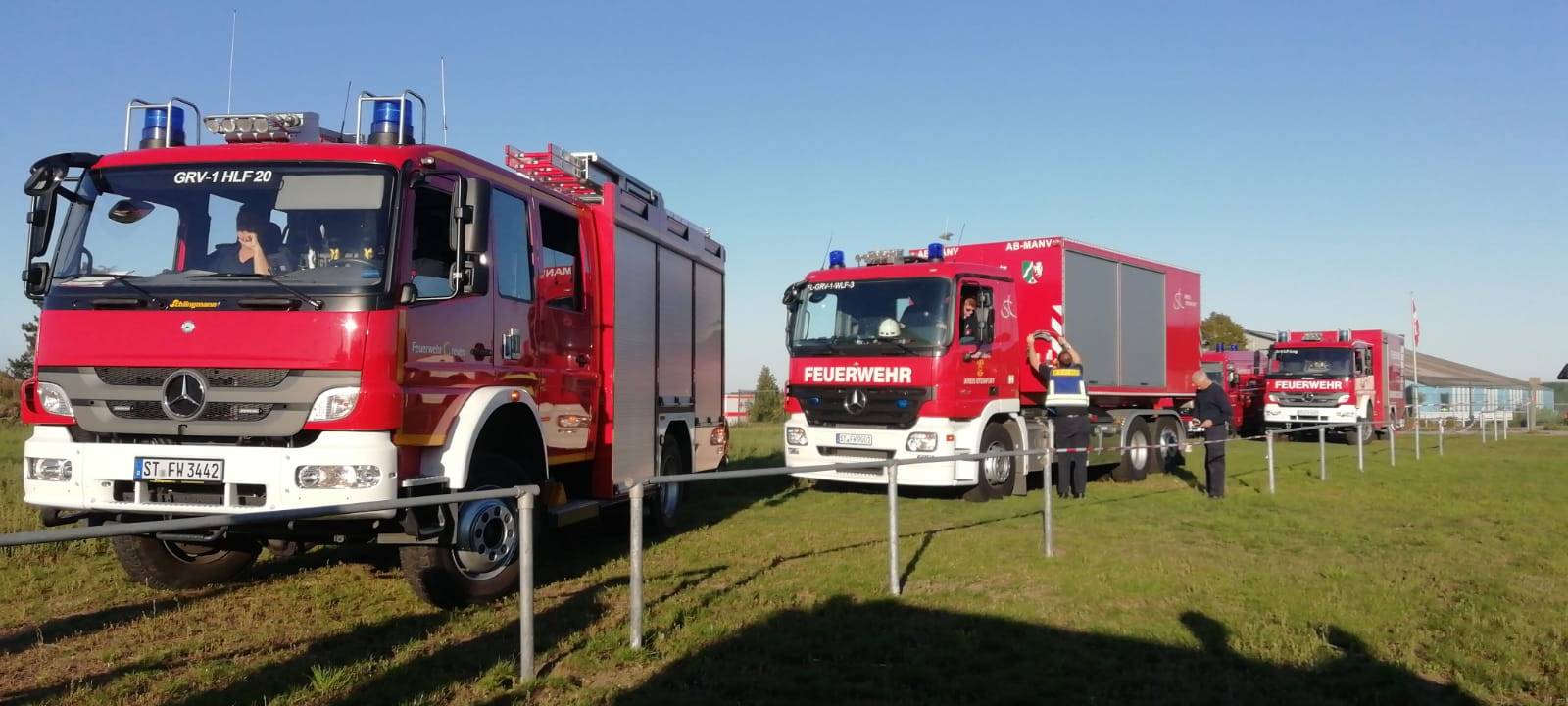 Großübung für Rettungskräfte im Lotter Stadion