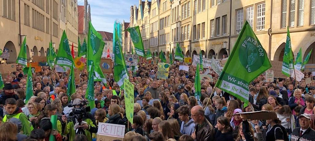 Klimademo in Münster
