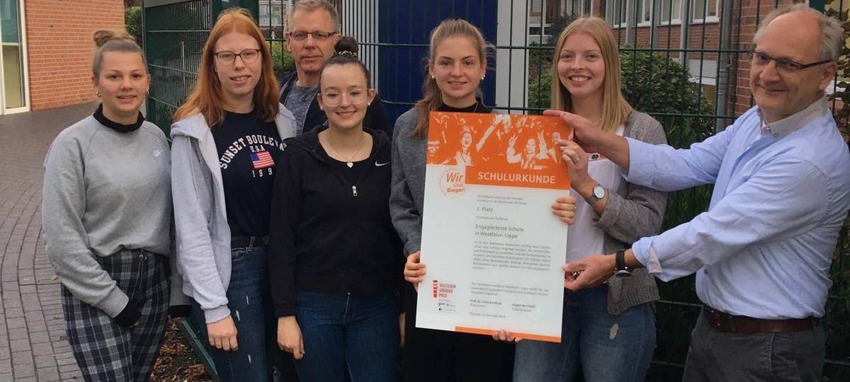 Hüberts'sche Schule Hopsten ausgezeichnet