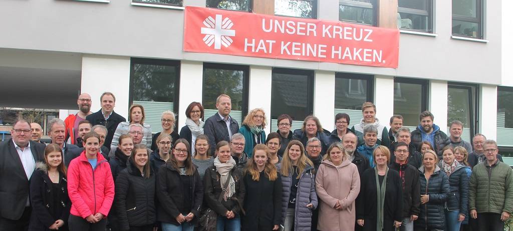 Caritas Rheine setzt Zeichen gegen Fremdenfeindlichkeit und Rechtsextremismus
