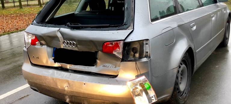 Unfall mit Bus zwischen Rheine und Catenhorn