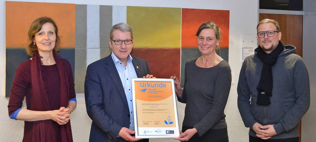 Auszeichnung für Verein energieland 2050