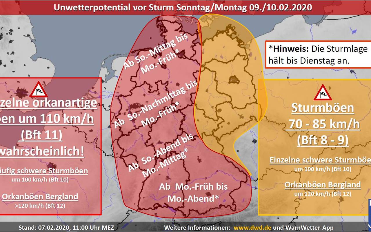 Hier die Sturm-Warnung für euren Ort checken - Radio RST