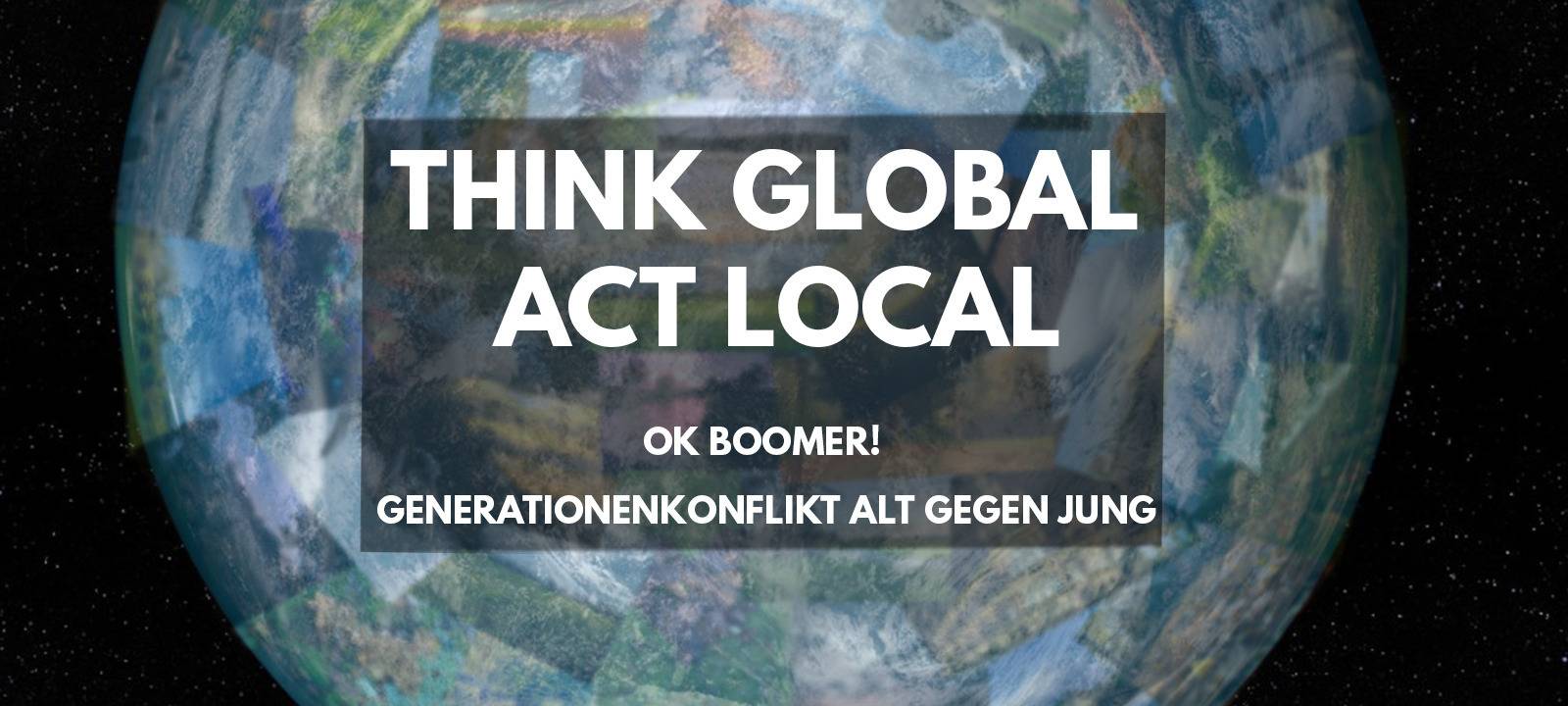 Thementag: „OK Boomer! Generationenkonflikt Alt gegen Jung“