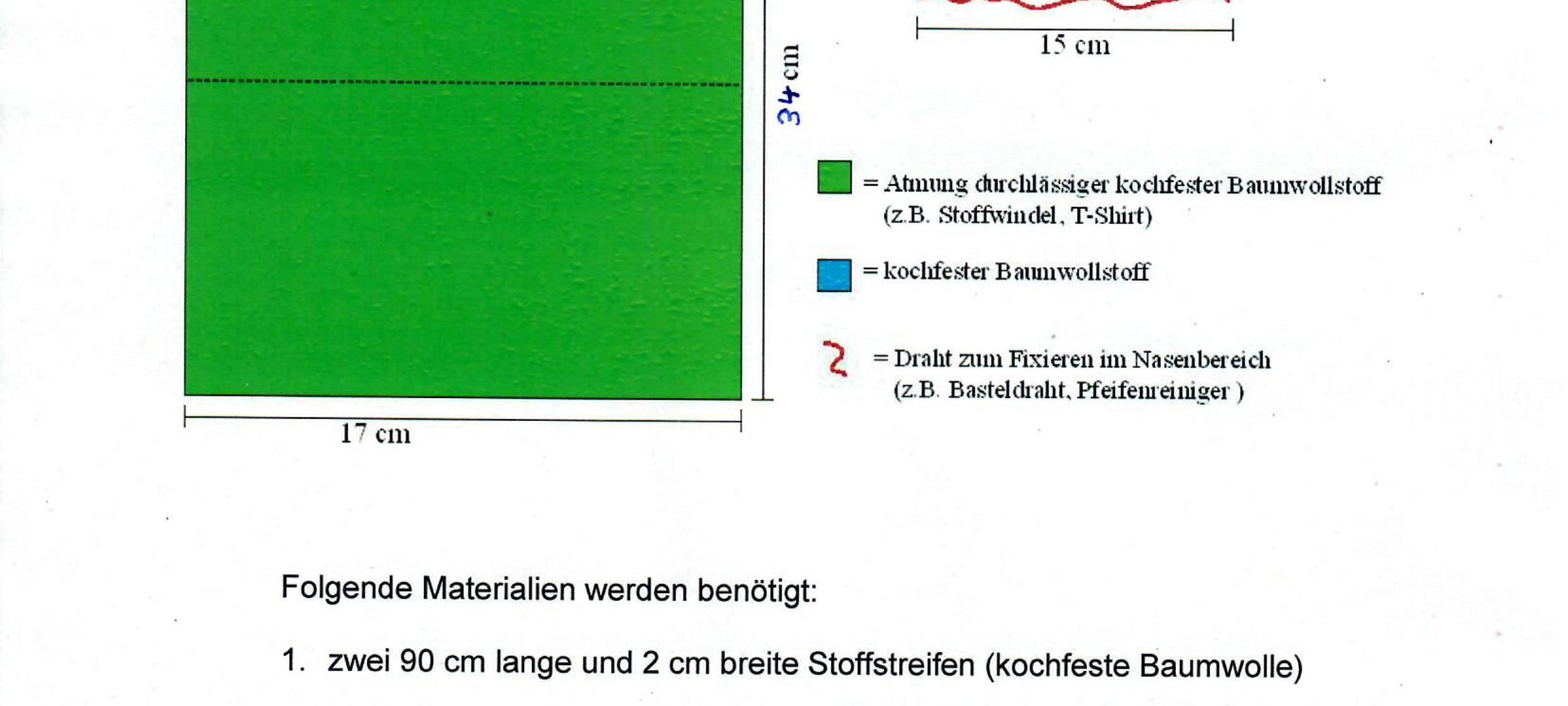 Näh-Aktion der Diakonie