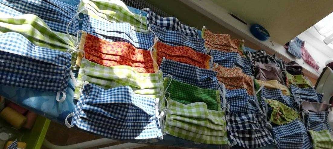 Masken selbst genäht