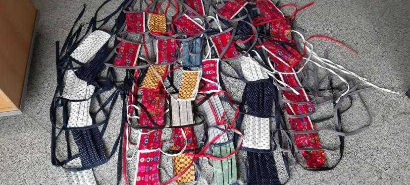 Masken selbst genäht