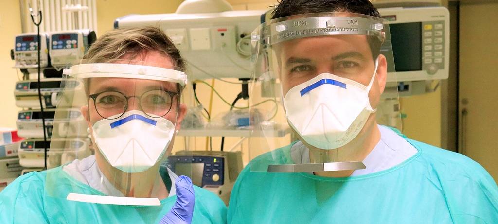 UKM Marienhospital Steinfurt: Schutzvisiere reichen nicht aus