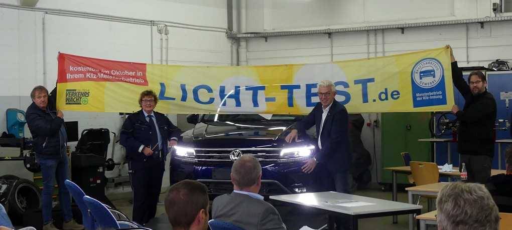Polizei und Kfz-Innung Steinfurt rufen im Oktober wieder zum kostenlosen Lichttest auf