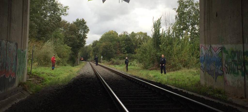 Atom-Zug bei Münster gestoppt