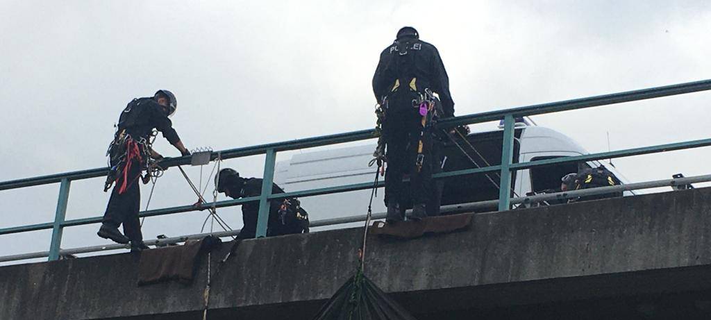 Atom-Zug bei Münster gestoppt