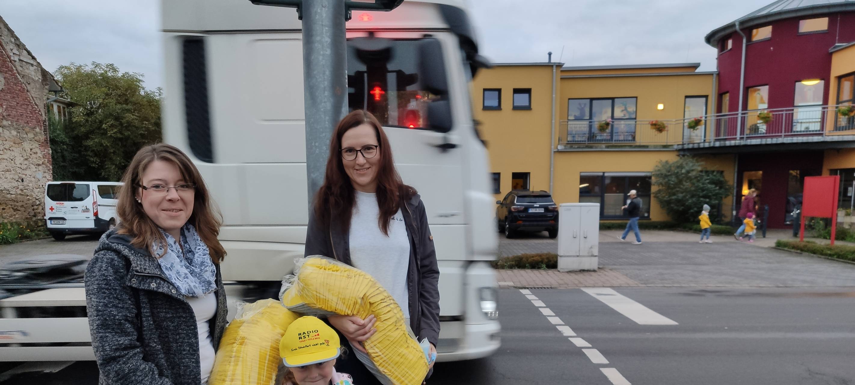 Raser vor dem Kindergarten in Bevergern