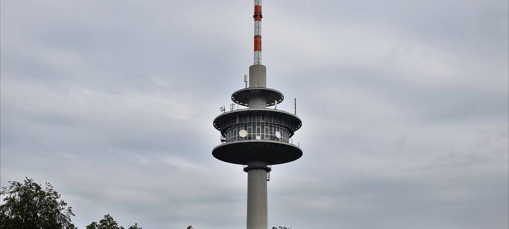 Wartungsarbeiten am Sendemast Tecklenburg